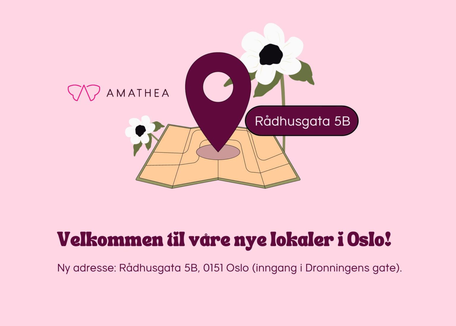 Amathea Oslo Har Fått Nye Lokaler! - Stiftelsen Amathea